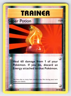Super Potion 87/108 2016 Evolutions Pokemon Card TCG Reverse Holo Trainer - VLP - Image 1