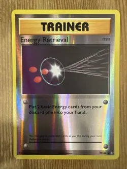Energy Retrieval - 77/108 Reverse Holo Uncommon - XY Evolutions Pokemon Card NM - Image 1