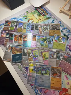 Pokemon Black Bolt White Flare card bundle X36 Pokeball Reverse Holo Rare - Image 1