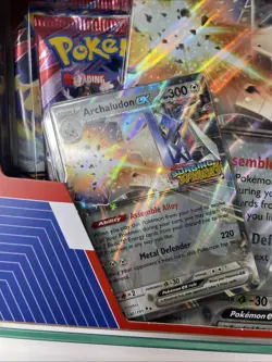 Pokemon TCG Archaludon ex box 2x destined rival & journey together stamped card - Image 4