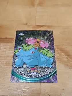 Pokemon Topps Chrome Venusaur #3 Card Foil Holo 2000 TV Animation Series 1 ¿ - Image 1