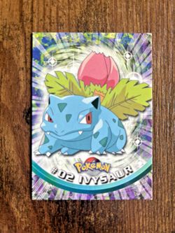 #02 Ivysaur - Pokemon Topps Card - Red Logo - Image 1
