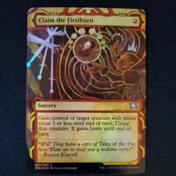 MTG Claim the Firstborn Strixhaven: Mystical Archives 037/063 Foil Uncommon - Image 1