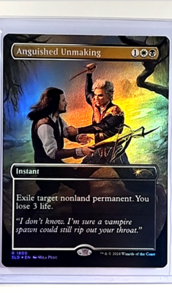 2024 MTG Magic The Gathering SLD Secret Lair Drop Foil #1800 Anguished Unmaking - Image 1