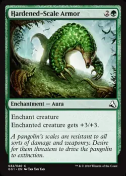 Hardened-Scale Armor X4 (Global Series: Jiang Yanggu & Mu Yanling) MTG (NM) *CCG - Image 1