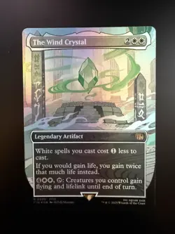 MTG Final Fantasy English The Wind Crystal Borderless 0330 Foil - Image 1