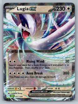 2023 Pokemon CLV EN #017/034 Lugia EX Holo NEAR MINT NM - Image 1