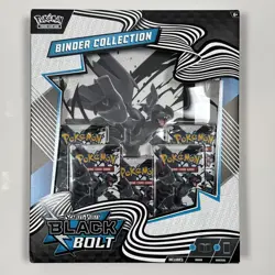 Pokemon TCG Scarlet & Violet Black Bolt Binder Collection BRAND NEW SEALED Unova - Image 1