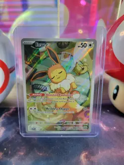 Eevee 173 Pokemon TCG Prismatic Evolutions Black Star Promo Rare Holo NM - Image 1