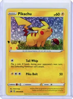 Pikachu SWSH039 General Mills 25th Anniversary Promos Holo Pokemon TCG 2020 - Image 1