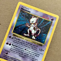 Mewtwo - Pokemon SHADOWLESS 10/102 Base Set HOLO - MP - Image 2