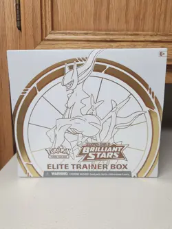 Pokemon TCG Sword / Shield Brilliant Stars ETB Elite Trainer Box FACTORY SEALED - Image 1