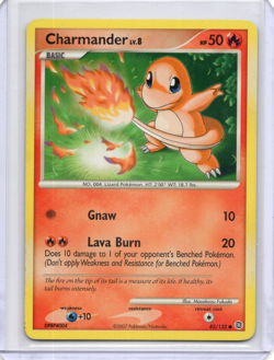 Charmander 82/132 Diamond & Pearl Secret Wonders Pokemon MP - Image 1