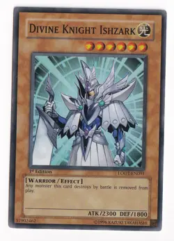 Yugioh! Divine Knight Ishzark - LODT-EN091 - Super Rare - 1st Edition Near Mint - Image 1
