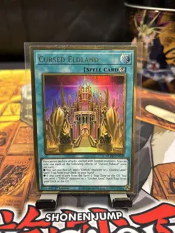 Yu-Gi-Oh! Cursed Eldland 1st Ed. MGED-EN048 Premium Gold Rare NM/LP x1 - Image 1