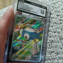 CGC 10 Snorlax 051 SVP Pokemon Card 151 English Black Star Promo GEM MINT TCG - Image 3