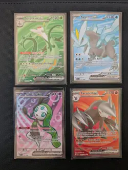 Pokemon TCG Black Bolt Bundle - 4 x Ultra Rare Full Art EX Cards - Image 1