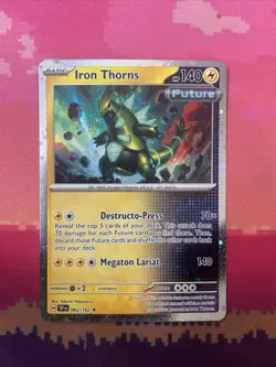 Pokemon Card Iron Thorns Temporal Forces Cosmo Holo Rare 062/162 Near Mint - Image 1