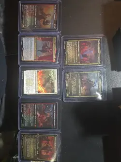 Magic The Gathering Display Commander Card Lot 6 Total - Image 1