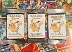 Pokemon 10+ Card Custom Booster Lot! 3 Rares + Holos + Extras in Every Pack! - Image 1