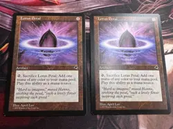 Lotus Petal x2 Tempest MTG Magic - Lot A - Image 1