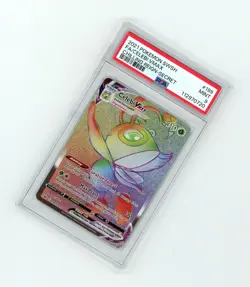 2021 Pokemon CHILLING REIGN SECRET RARE FULL ART CELEBI 199/198 PSA 9 MINT SLAB - Image 1