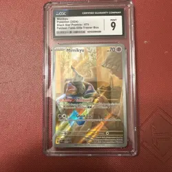 CGC Mint 9 Mimikyu 075 Black Star Promo Pokemon Paldean Fates ETB - Image 1