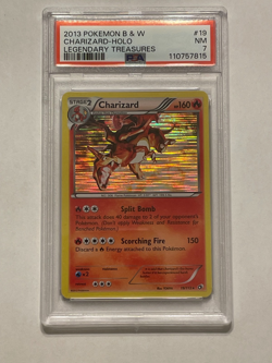 2013 Pokemon Black & White Legendary Treasures Charizard Holo 19/113 PSA 7! - Image 1