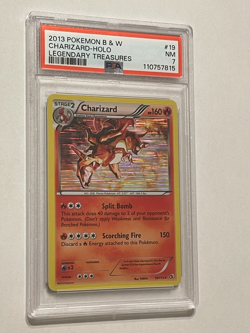 2013 Pokemon Black & White Legendary Treasures Charizard Holo 19/113 PSA 7! - Image 2