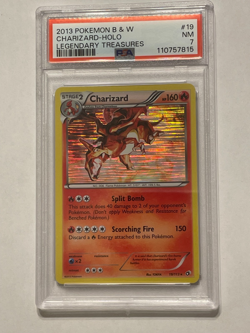 2013 Pokemon Black & White Legendary Treasures Charizard Holo 19/113 PSA 7! - Image 3
