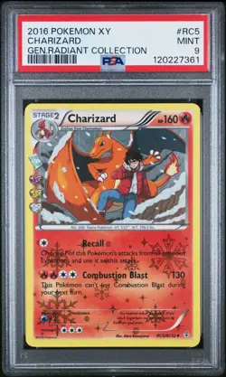 CHARIZARD (PSA 9) Pokemon XY Generations Radiant Collection RC5 - Image 1