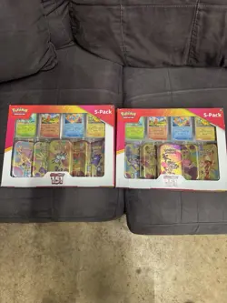 Pokemon TCG S&V 151 Mini Tins 2 Pack Factory Sealed/Unopened Costco Exclusive - Image 3