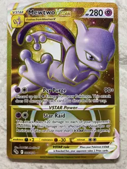 Pokemon TCG - Mewtwo VSTAR - 086/078 - Secret Rare - Pokemon Go - [B] - Image 1