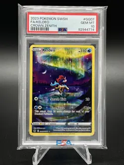 Keldeo - GG07/GG70 PSA 10 Crown Zenith Gallery Pokemon - GEM MINT - Image 1
