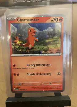 Charmander 004/165 Cosmos Holo Promo Pokemon Charizard Super Premium Collection - Image 1