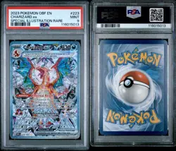 Pokemon PSA 9 MINT 2023 Charizard Ex 223 Obsidian Flames SIR Card - Image 3