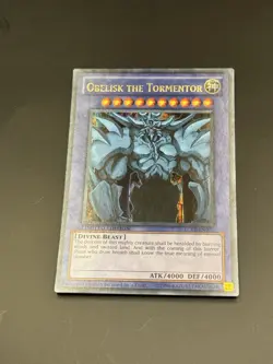 Yugioh Obelisk Slifer The Winged Dragon of Ra LC01 Near Mint 3 God Card Set - Image 2