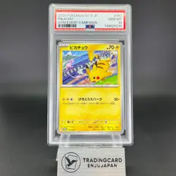 PSA 10 Pikachu 197/SV-P GYM Event Promo 2024 Japanese Pokemon Card - Image 1
