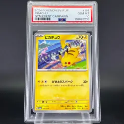 PSA 10 Pikachu 197/SV-P GYM Event Promo 2024 Japanese Pokemon Card - Image 3