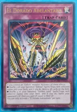 2025 Yu-Gi-Oh 1st Edition El Dorado Adelantado Trap Card 92379223 - Image 1