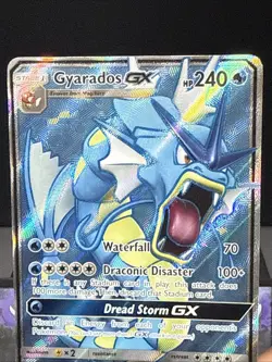 Pokemon Card Gyarados GX 101/111 Ultra Rare Full Art Crimson Invasion Near Mint - Image 2