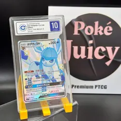 CCIC 10 Glaceon GX Pokemon TCG S-Chinese Card Sun&Moon CSM1cC-193/151 SSR - Image 1
