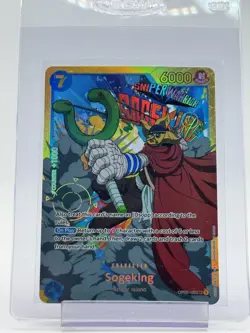 SOGEKING 2023 ONE PIECE PILLARS OF STRENGTH SECRET RARE OP03-122 Q7107 - Image 1