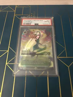 Disney Lorcana Clarabelle Light on Her Hooves Enchanted Holo EN 211/204 PSA 10 - Image 2