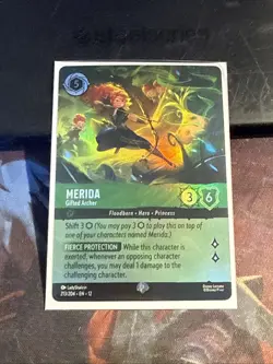 ✨EPIC Disney Lorcana TCG Merida - Gifted Archer 213/204 Epic Wilds Unknown - Image 1