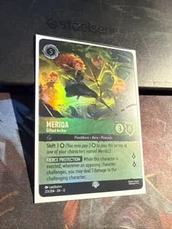 ✨EPIC Disney Lorcana TCG Merida - Gifted Archer 213/204 Epic Wilds Unknown - Image 2