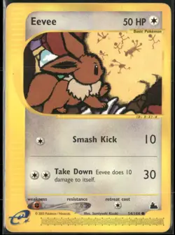Eevee 54/144 Skyridge Pokemon English Card (MP) - Image 1