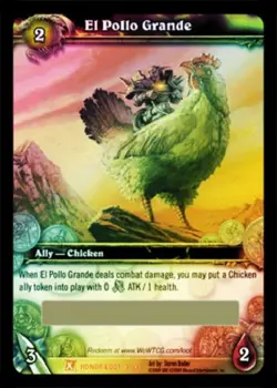 WoW Loot Card - El Pollo Grande / The Big chicken / Das grosse Huhn - Image 2