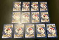 Pokemon Vintage 13 Foil Card Binder Lot Base Set Jungle Fossil 1999 Wizards - Image 3