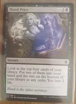 Blood Price - MtG - Zendikar Rising - Black Common Sorcery - Great Condition ! - Image 1